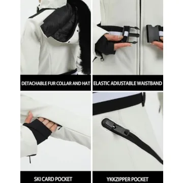 Stylish Women's Ski Jacket, Waterproof & Warm Winter Wear