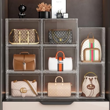 MSHOMELY Handbag Organizer - Stackable & Durable