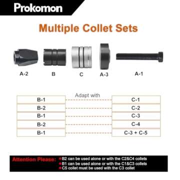 Prokomon Exhaust Pipe Expander Tool; Exhaust Pipe Stretcher Kit; Tail Pipe Spreader 1-5/8 to 4-1/4 Inches