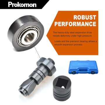 Prokomon Exhaust Pipe Expander Tool; Exhaust Pipe Stretcher Kit; Tail Pipe Spreader 1-5/8 to 4-1/4 Inches