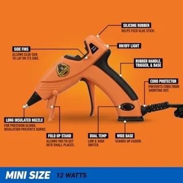 Gorilla Dual Temperature Hot Glue Gun for DIY Projects