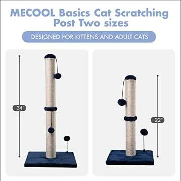 MECOOL Cat Scratching Post for Kittens or Small Cats