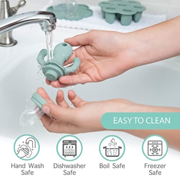 Little Twig Baby Feeder Teether | BPA-Free Silicone Freezer Tray