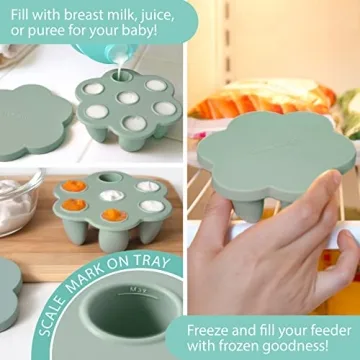 Little Twig Baby Feeder Teether | BPA-Free Silicone Freezer Tray