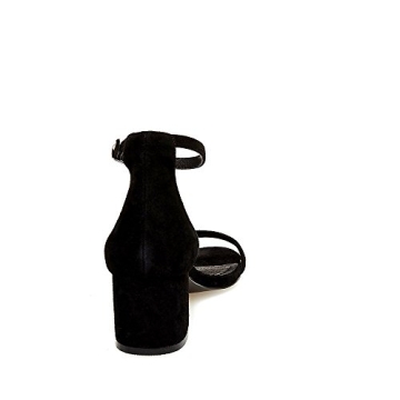 Steve Madden Irenee Dress Sandal, Black Suede, Chic Comfort