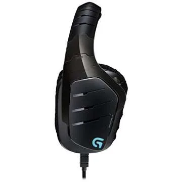 Logitech G633 Artemis Spectrum – RGB 7.1 Dolby and DTS Headphone Surround Sound Gaming Headset – PC, PS4, Xbox One, Switch, and Mobile Compatible – Exceptional Audio Performance – Black