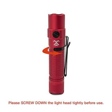 ThruNite TT20 Rechargeable Flashlight - High Output 2526 Lumens, USB C Charging with 258 Meters Dist...