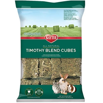 Kaytee Timothy Hay Blend Cubes for Happy and Healthy Pets