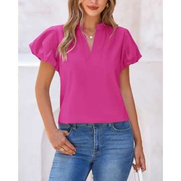 Stylish BTFBM Blouses for Women - Dressy Casual Summer Tops