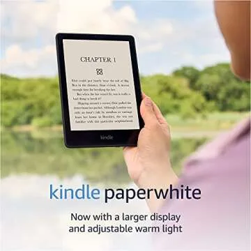 Kindle Paperwhite E-Reader 6.8" Waterproof with Warm Light