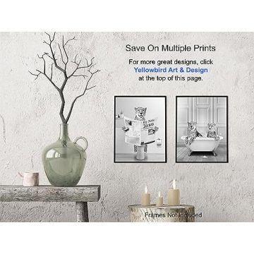 Charming Cheetah Print Bathroom Wall Art Gifts