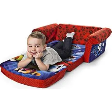 Comfortable Marshmallow Paw Patrol Flip Open Sofa for Kids