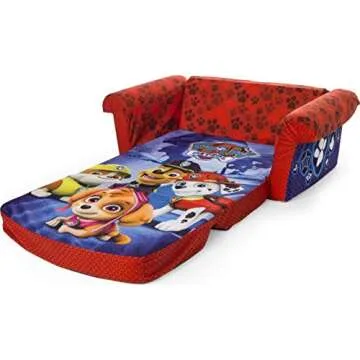 Comfortable Marshmallow Paw Patrol Flip Open Sofa for Kids