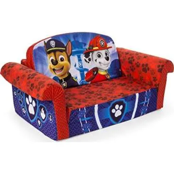Comfortable Marshmallow Paw Patrol Flip Open Sofa for Kids