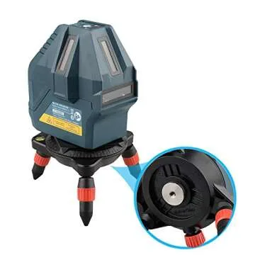 CAMVATE 1/4"-20 to 5/8"-11 Threaded Screw Adapter for Tripod Laser Level Bosch Adapter(Stainless Steel 304) - 1468