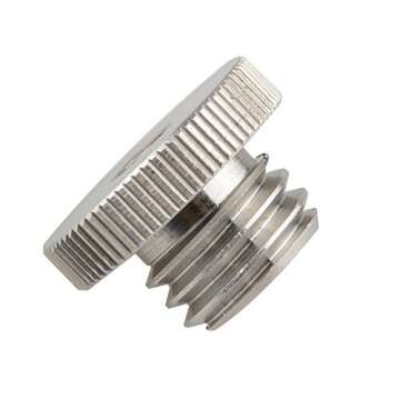 CAMVATE 1/4"-20 to 5/8"-11 Threaded Screw Adapter for Tripod Laser Level Bosch Adapter(Stainless Steel 304) - 1468