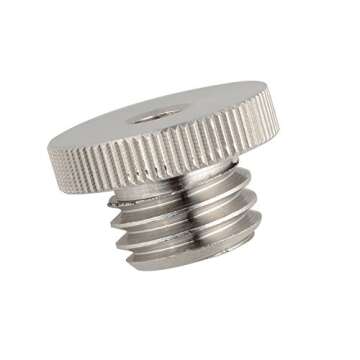 CAMVATE 1/4"-20 to 5/8"-11 Threaded Screw Adapter for Tripod Laser Level Bosch Adapter(Stainless Steel 304) - 1468