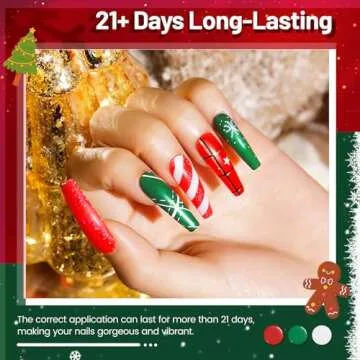 JODSONE 23 PCS Gel Nail Polish Set with Base Glossy and Matte Top Coat Multicolored Gel Nail Long Lasting Suitable for All Seasons