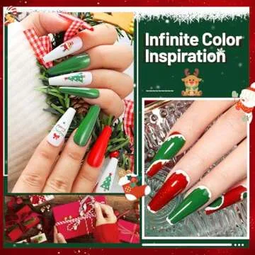 JODSONE 23 PCS Gel Nail Polish Set with Base Glossy and Matte Top Coat Multicolored Gel Nail Long Lasting Suitable for All Seasons