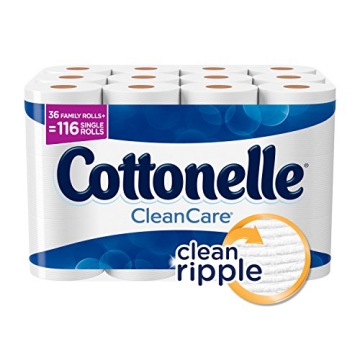Cottonelle CleanCare Family Roll Toilet Paper for Comfort and Cleanliness