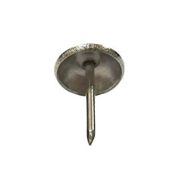 decotacks® Silver Finish Upholstery Nails/Tacks 7/16in - 500 Pcs [Nickel/Silver Finish] DX0511-500