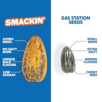 Bold SMACKIN' Sunflower Seeds, 11 Flavor Variety Pack