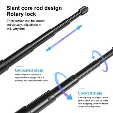 Kalofaye Adjustable Selfie Stick + Waist Belt Mount Strap Replacement for GoPro Hero 12/11/10/9/8/OSMO Pocket/ Insta360 ONE/X/X2/X3 Action Cameras