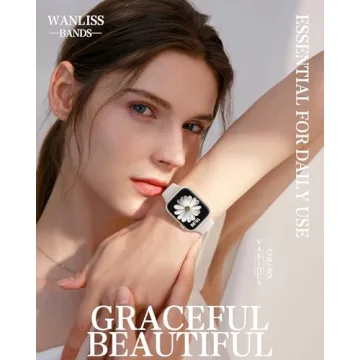 Patenting Sport Silicone Band Compatible with Apple Watch Bands for Women Men 38mm 40mm 41mm 42mm 44mm 45mm 46mm 49mm, Soft Wristband Waterproof Sport Strap for iWatch Series 10 9 8 7 6 5 4 3 2 1 SE