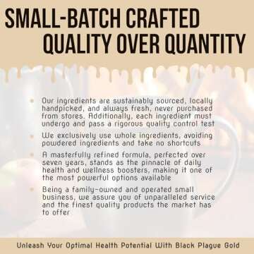 Black Plague Gold Fire Cider - 16oz All-Natural Elixir for Immunity, Gut Health & Wellness: Handcrafted, Small Batch, Herbal Apple Cider Vinegar, Whole, Raw & Sugar-Free - Unleash Your Optimal Health