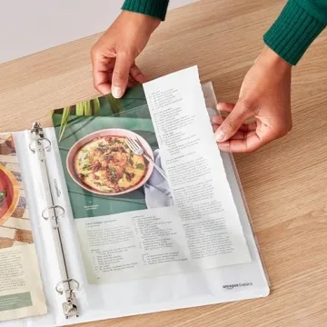 Clear Sheet Protectors 8.5x11 for 3-Ring Binder 100-Pack