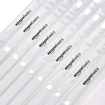 Clear Sheet Protectors 8.5x11 for 3-Ring Binder 100-Pack