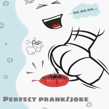 POPLAY 2PCS Whoopee Cushions, 10 inch Fun Toys for Novelty Party Favors Kids and Adults Fart Pillow Prank Party Gift