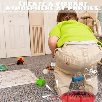 POPLAY 2PCS Whoopee Cushions, 10 inch Fun Toys for Novelty Party Favors Kids and Adults Fart Pillow Prank Party Gift