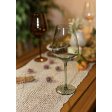 Saludi Light Blue Wine Glasses Crafted for Elegance