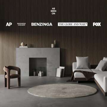 Elegant 2-Pack Wood Acoustic Wall Panels for Decor