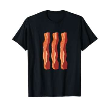 Bacon and Eggs Costume T-Shirt for Halloween and Fun Celebrations