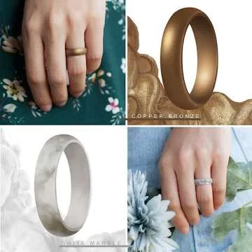 Stylish Silicone Wedding Rings for Every Lifestyle