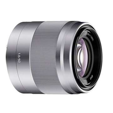 Sony 50mm f/1.8 Mid-Range Lens for Sony E Mount Nex Cameras