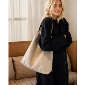 Trendy 2025 Suede Tote Bag for Women - Large Capacity Shoulder Handbag