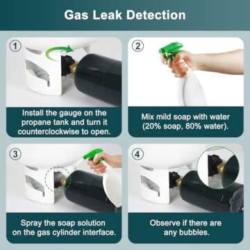 GASPRO Propane Refill Adapter, Fill 1 Pound Bottles from 20lb Tank, Easy to Use, Solid Brass