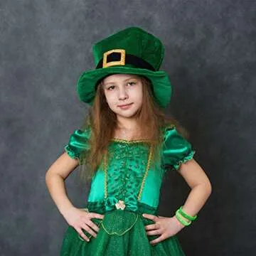 48 Pieces St. Patrick's Day Shamrock Rubber Wristbands Irish Shamrock Cut-Out Rubber Bracelets for St. Patrick's Day Party Favors Gifts Decorations