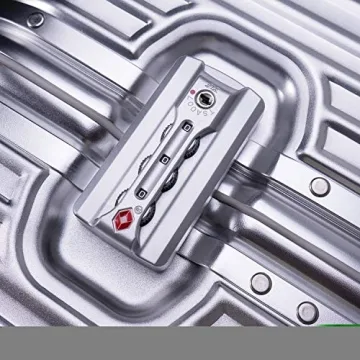 TRAVELKING Aluminum Carry-On Luggage with TSA Locks