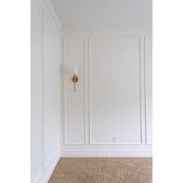 Ready to Assemble Wall molding kit Pieces, All Edges precut, Factory Primed Wall molding Pieces to Make 3 Wider 3 Narrow Column Frames P-30