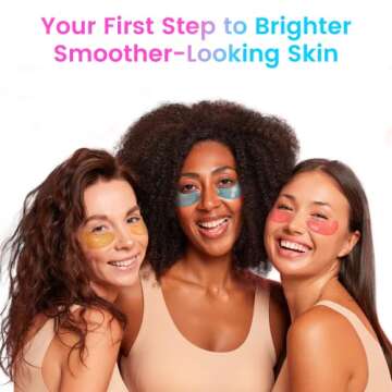 Under Eye Mask - Valentines Day Gifts for Women - Skin Care Reduce Dark Circles, Puffy Eyes, Undereye Bags, Wrinkles - Bridesmaid Gifts - Gel Under Eye Patches (24 Pairs)