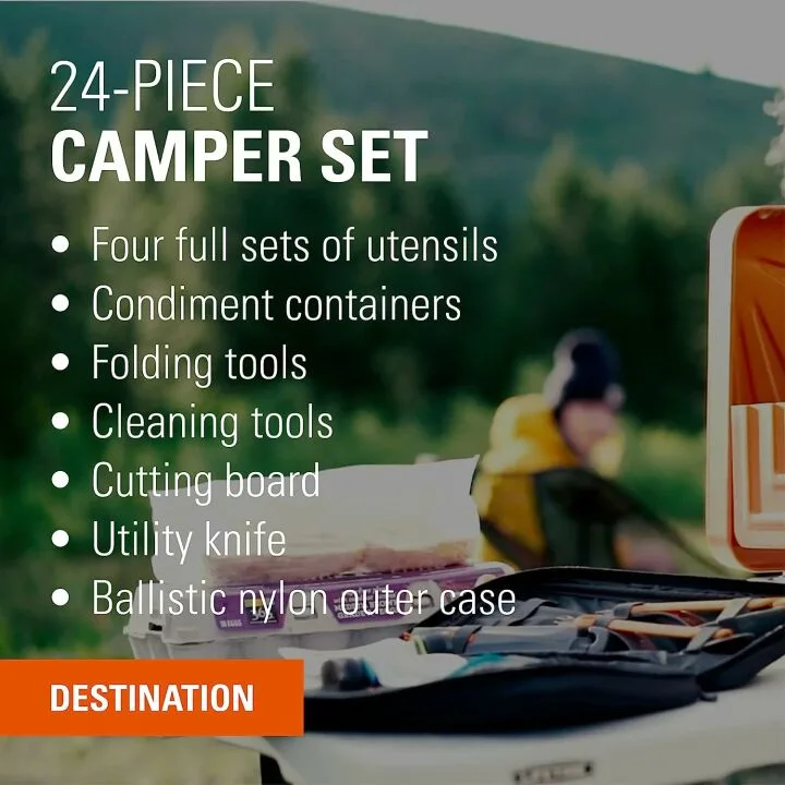 GSI Outdoors 24-People Cooking Set for Outdoor Fun