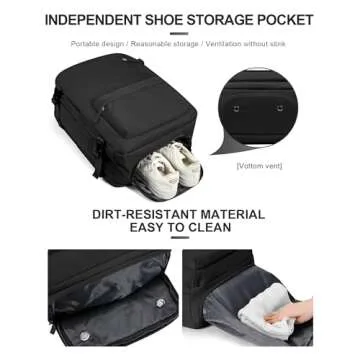 WONHOX Women's Travel Backpack Waterproof & Multifunctional