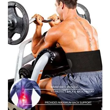 HBT GEAR Waist Trimmer Belt - Sauna Sweat Band Waist Trainer for Women Men