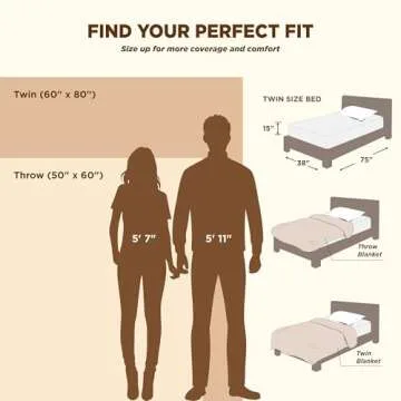 Bedsure Sherpa Fleece Throw Blanket Twin Size for Couch - Thick and Warm, Soft Fuzzy Plush Twin Blanket for Winter, Linen, 60x80 Inches