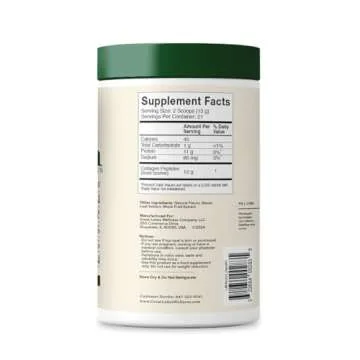 Great Lakes Wellness Collagen Peptides Powder for Skin, Hair, Nails, Joints & Digestion - Chocolate Flavored - Quick Dissolve Hydrolyzed, Non-GMO, Kosher - 10 oz - Packaging May Vary