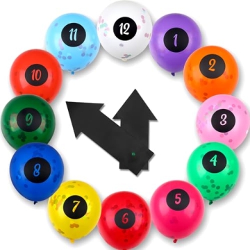 Gemscream Countdown Balloons Kit for New Year Celebration